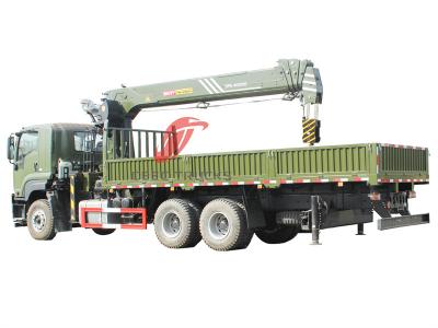 Philippine Isuzu GIGA 380HP boom crane dropside cargo truck