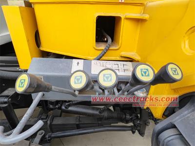 HOWO 8x4 heavy-duty knuckle crane truck