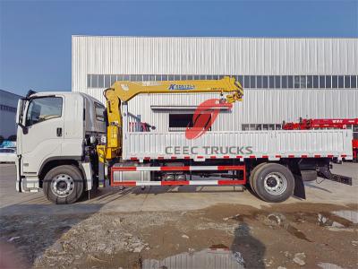 Philippine Isuzu FVR 240HP boom crane truck