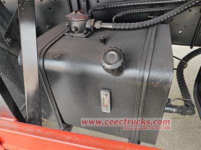 Beiben 6x4 cargo truck with knuckle crane