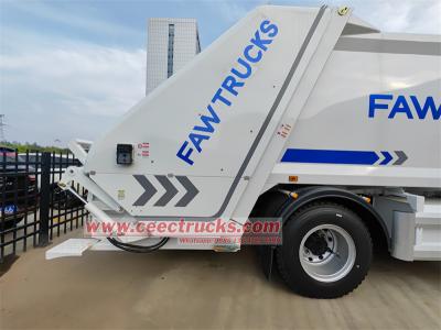 FAW J5K 4X2 RHD rear loader compactor truck