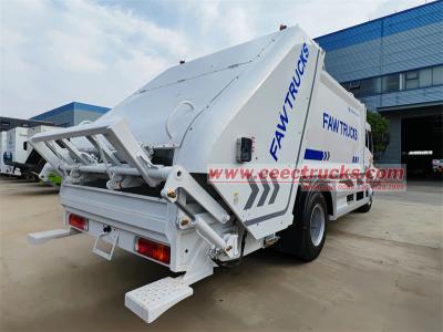FAW J5K 4X2 RHD rear loader compactor truck