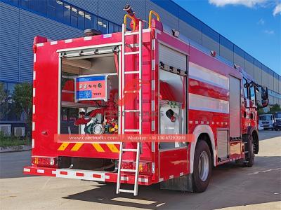 Howo 4x2 city fire rescue truck