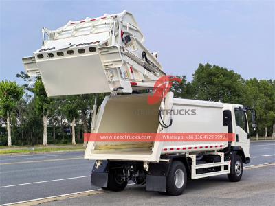 Howo light-duty rear loader garbage truck