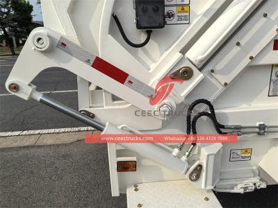 Howo light-duty rear loader garbage truck