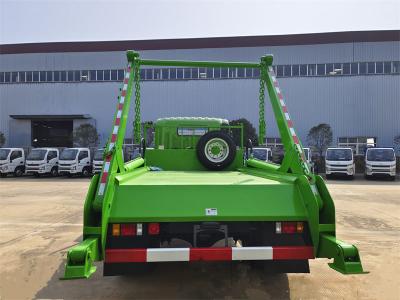 HOWO 8CBM swing arm garbage truck