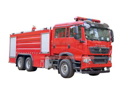HOWO TX 6x4 foam water fire truck