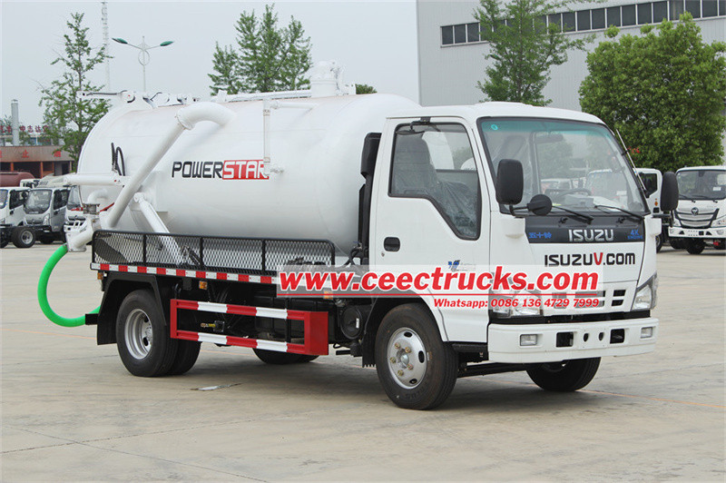 Ang ilang mga pangunahing kaalaman tungkol sa Isuzu sewage suction truck