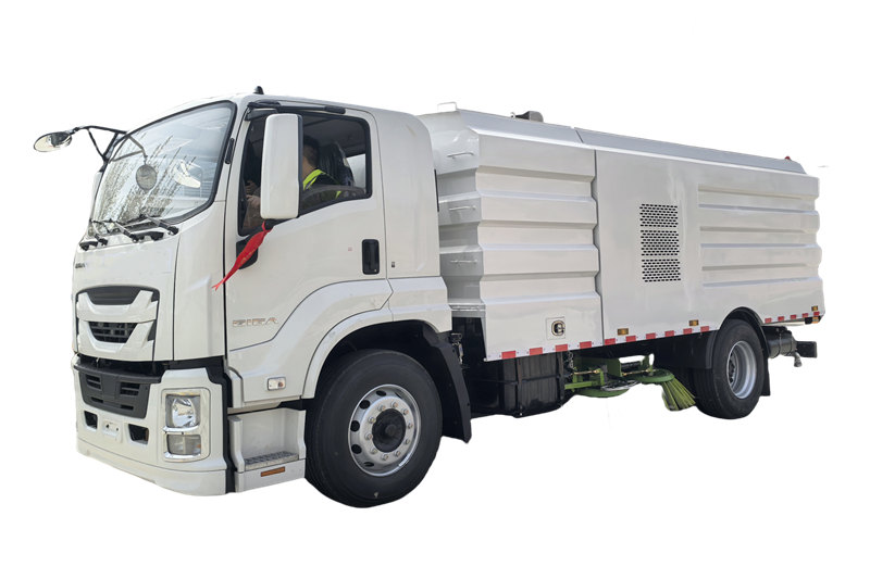 Isuzu 4X GIGA 10cbm street sweeper truck
