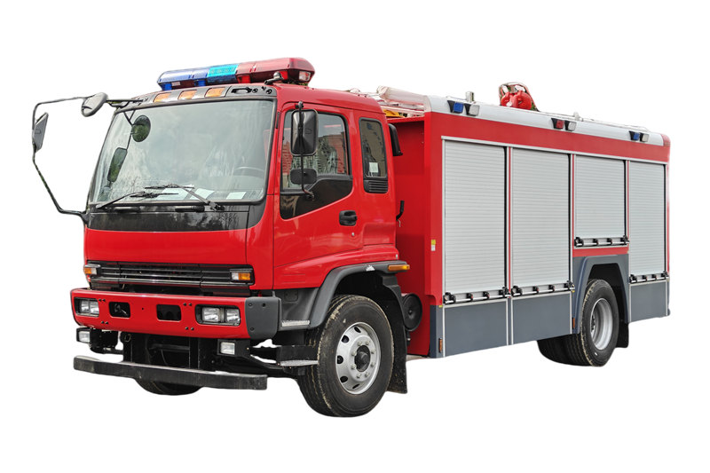 Isuzu FVR 6cbm foam fire truck na may 6HK1 engine