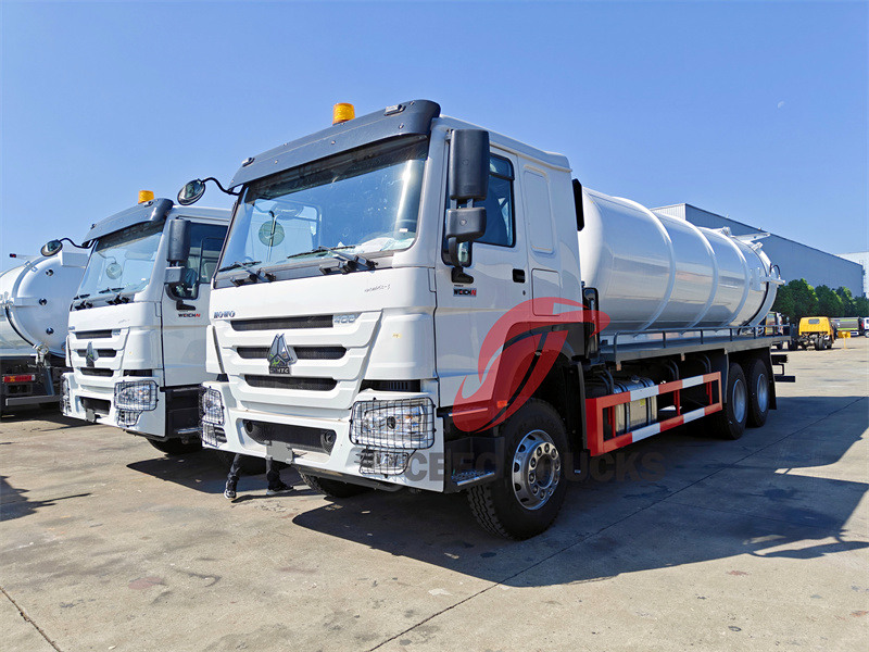 Unawain ang Paraan ng Pag-andar ng Dumi sa alkantarilya ng Howo Sewage Pump Truck