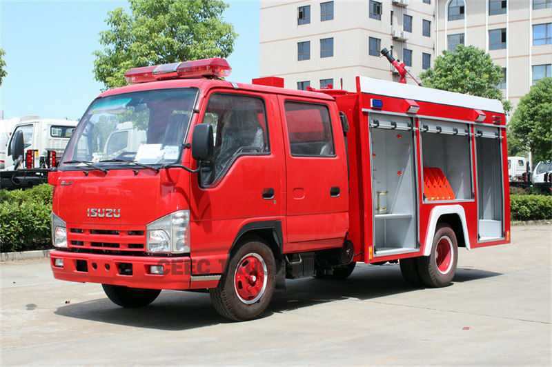 Pagpapanatili ng Isuzu water tank fire truck