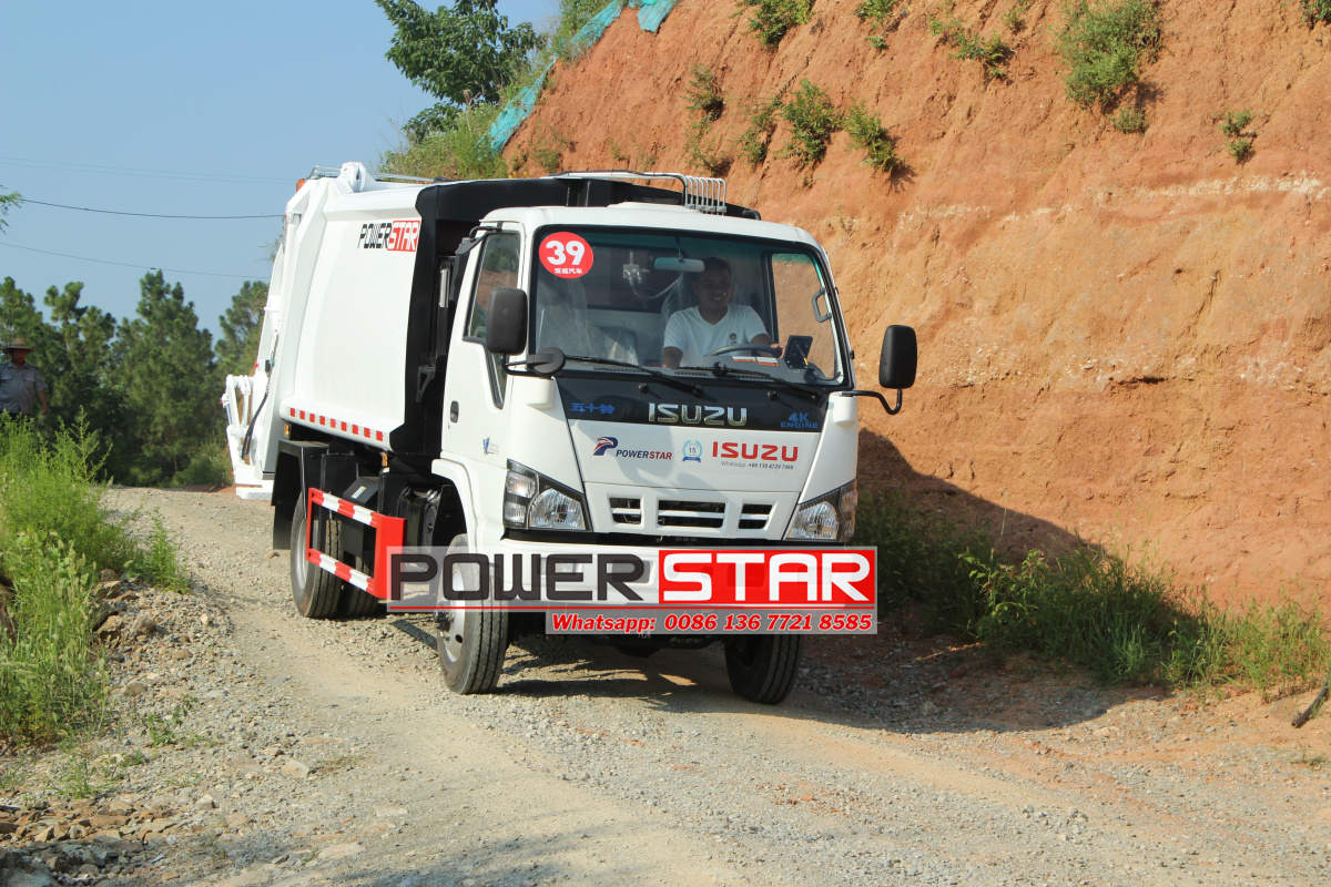 Bakit Mas gusto ng Customer ng Pilipinas Isuzu 4x4 Off Road Garbage Compactor?