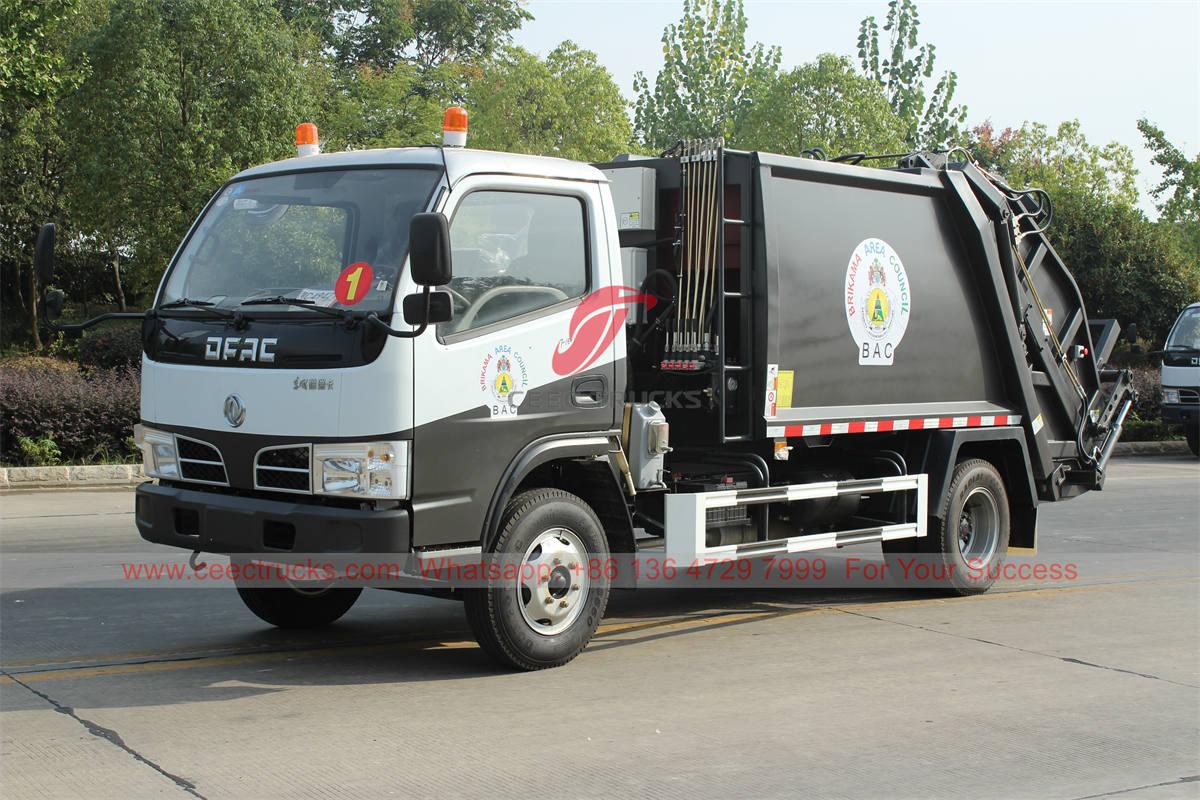 De-kalidad na Dongfeng garbage compactor truck na ini-export ng CEEC TRUCKS