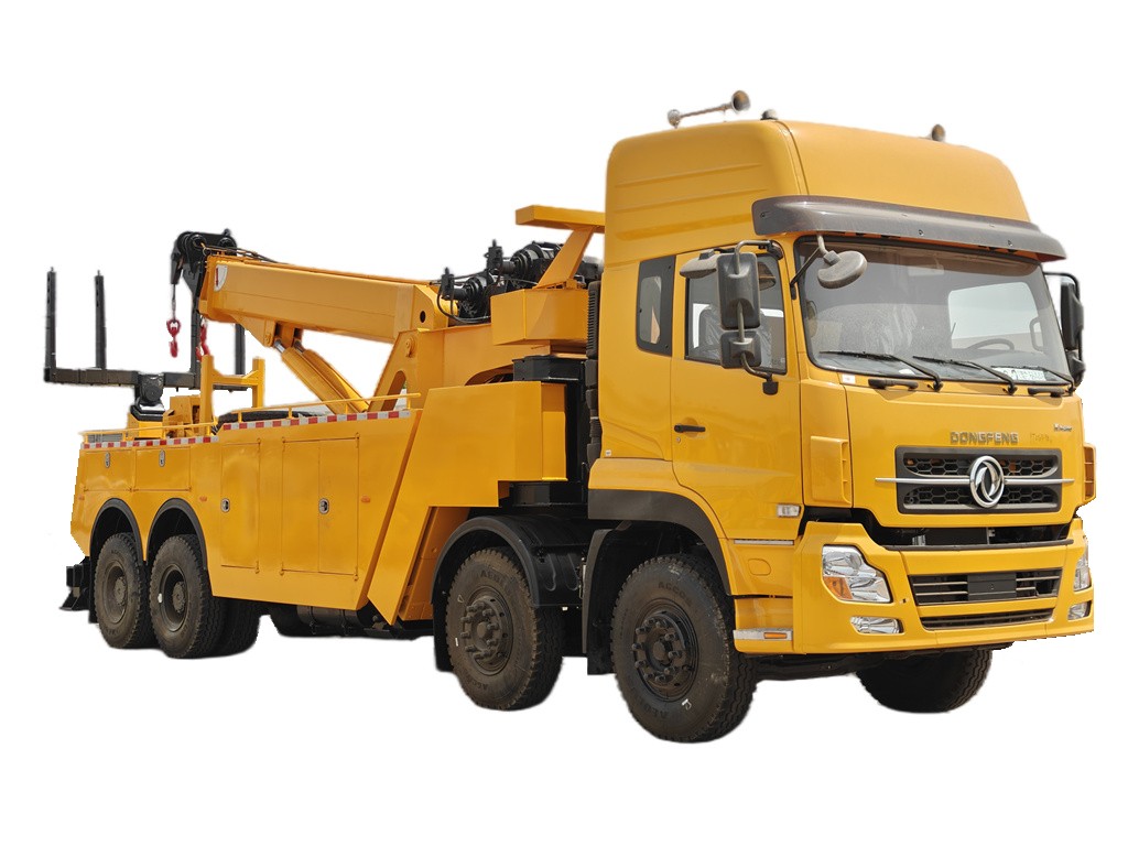 50 toneladang Boom Rotator Integrated Wrecker Tow Truck DONGFENG