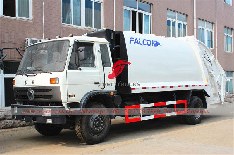 Dongfeng 14 CBM garbage compactor truck na ini-export ng CEEC TRUCKS