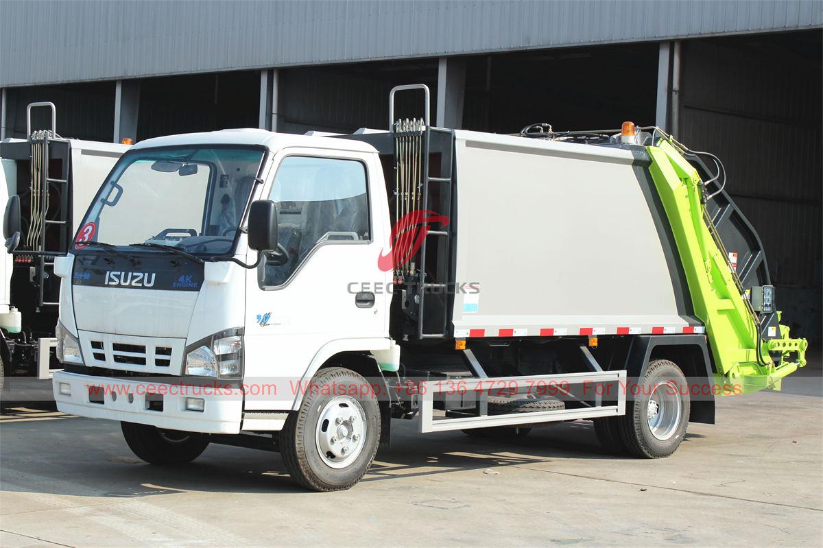 ISUZU 5CBM Garbage Compressor Truck para sa Dubai