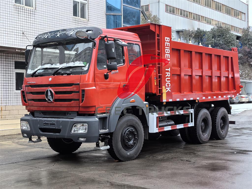 Tanzania-Beiben RHD 2638 dump truck na na-export ng CEEC TRUCKS