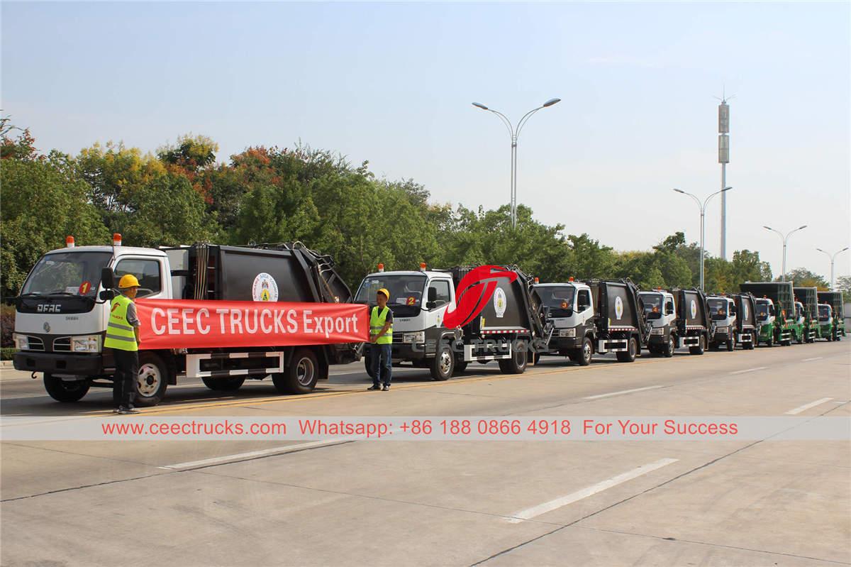 8 units Dongfeng garbage trucks ang naihatid sa Gambia