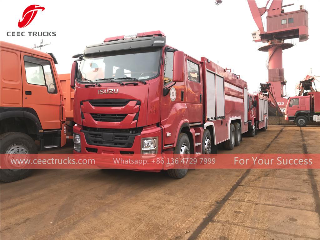 Senegal-2 units ISUZU dry powder fire truck na ibinebenta