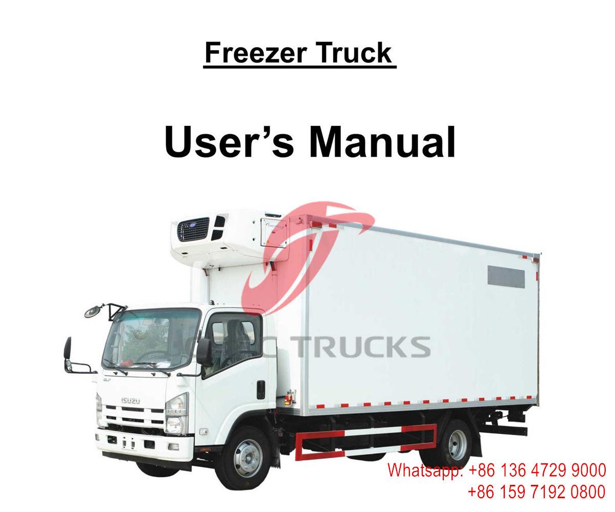 Haiti--Manwal ng Gumagamit ng ISUZU ELF Freezer truck