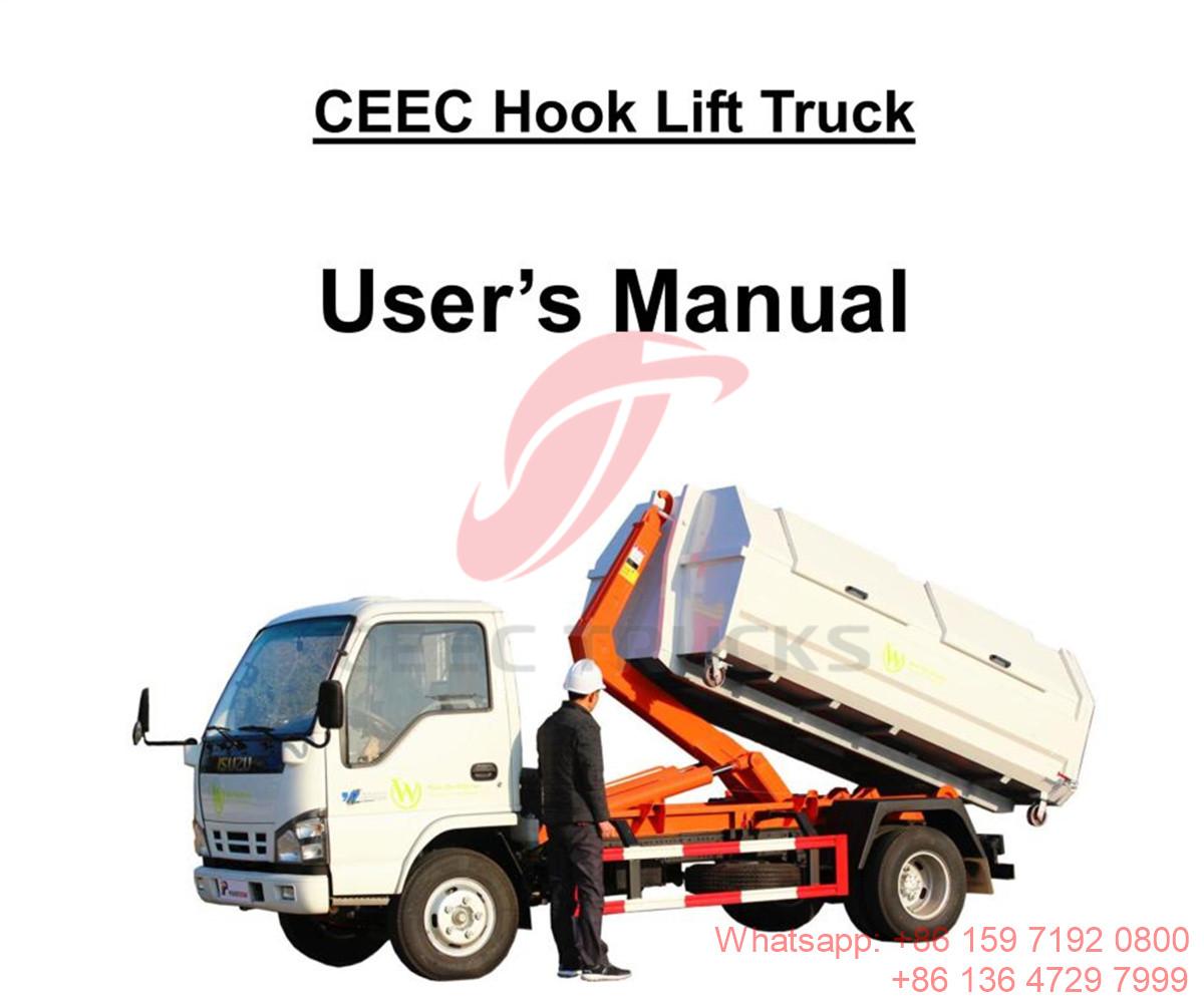 Caribbean Sea St Martin--ISUZU 5CBM Hook Loader Truck Manual