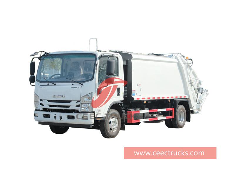 Customer ng Pilipinas na ISUZU KV800 compactor garbage truck manual