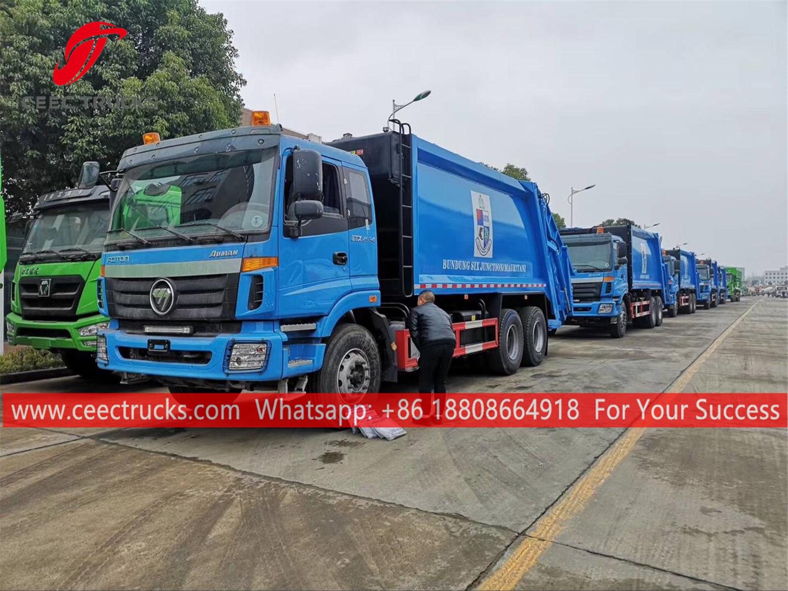 Gambia- 18 units Foton garbage trucks para i-export