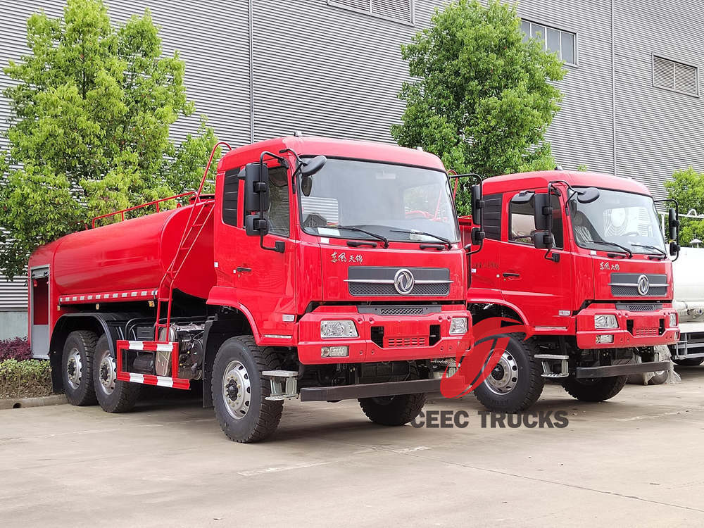 DONGFENG 6x6 off road military fire water tank truck ay ini-export sa Ethiopia