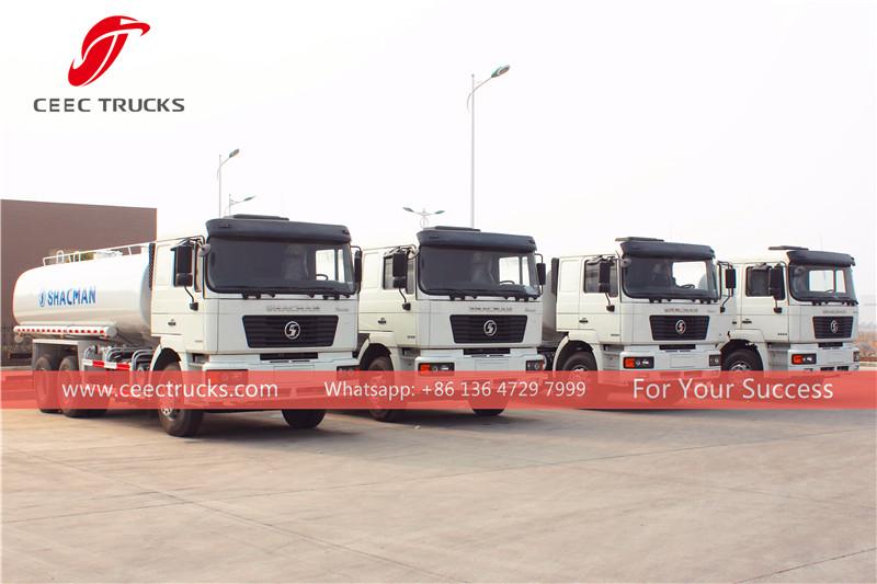 Angola- 50 units shacman water tanker truck para i-export.