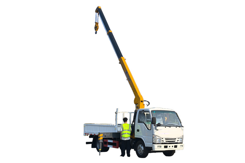Isuzu ELF 3.2ton truck loader crane