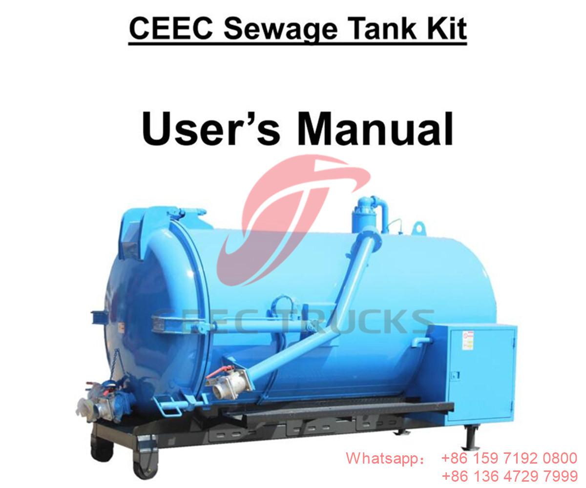 Malta--5CBM sewage tank kit manual operation