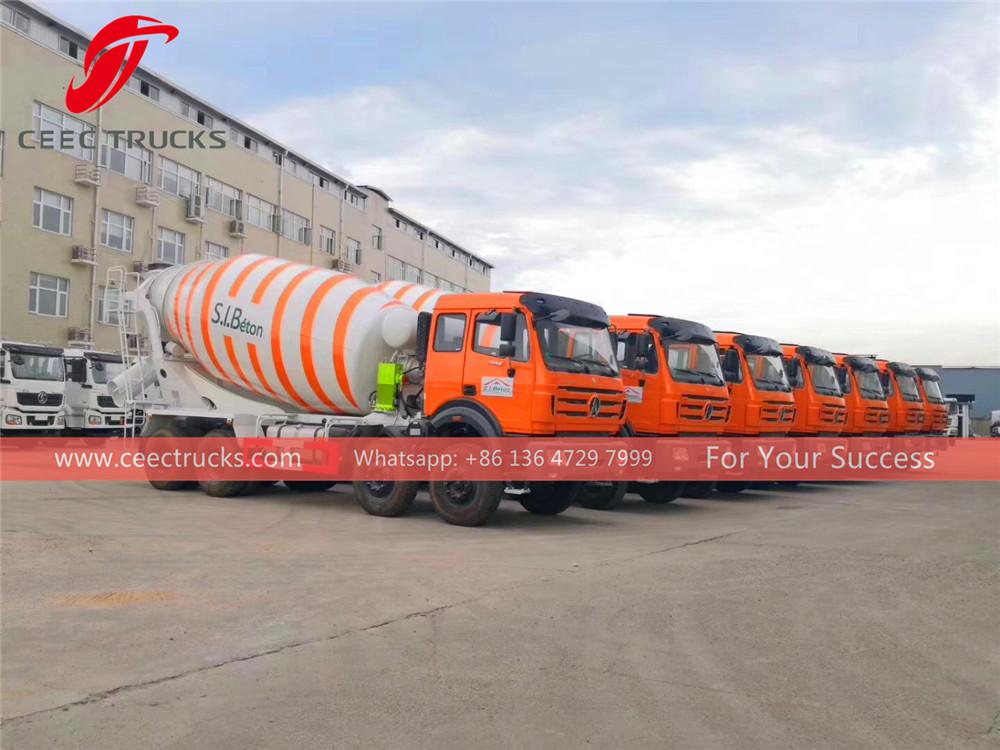 Cote D'ivoire- 8 units beiben 3138 concrete mixer truck ang matagumpay na na-export