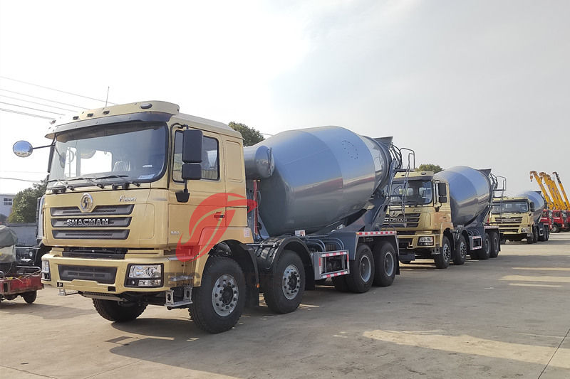 Shacman 380hp F3000 8x4 concrete mixer truck