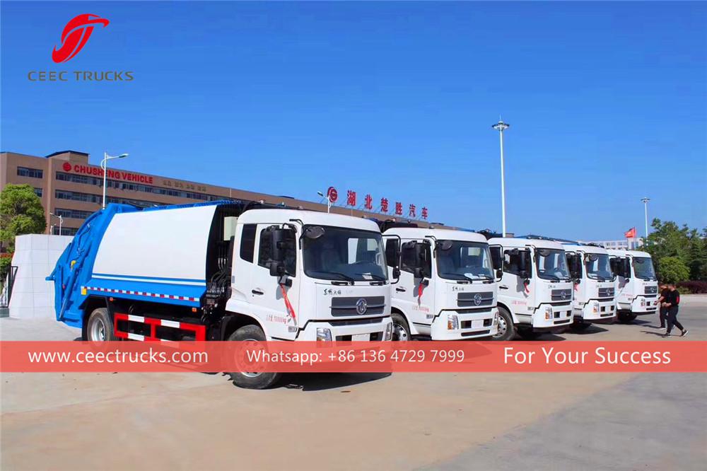 8 units dongfeng garbage compactor truck na nagluluwas sa vietnam