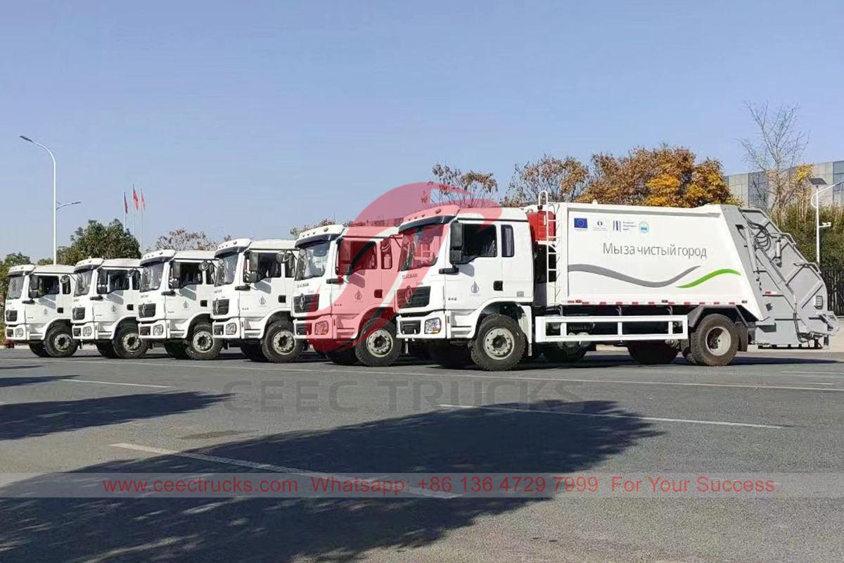 Kyrgyzstan - 6 na unit na Shacman garbage compactor truck ang na-export ng CEEC TRUCKS