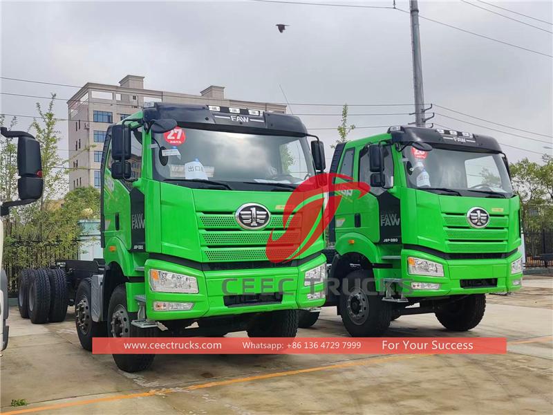 Congo - 2 unit FAW J6P 8×4 dump truck para i-export