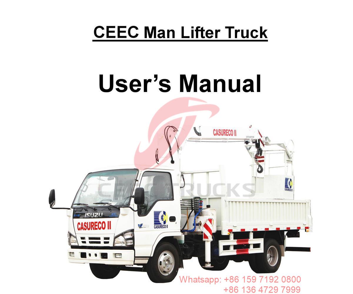 Pilipinas--ISUZU Man Lifter Truck na may Basket Manual