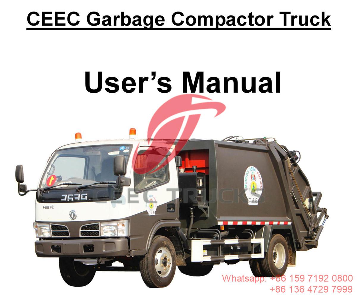 Gambia--DONGFENG 5CBM na tumanggi sa compactor truck manual