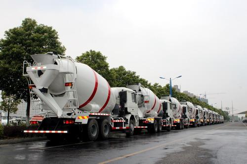 20 units shacman 10 CBM mixer truck export sa Uzbekistan