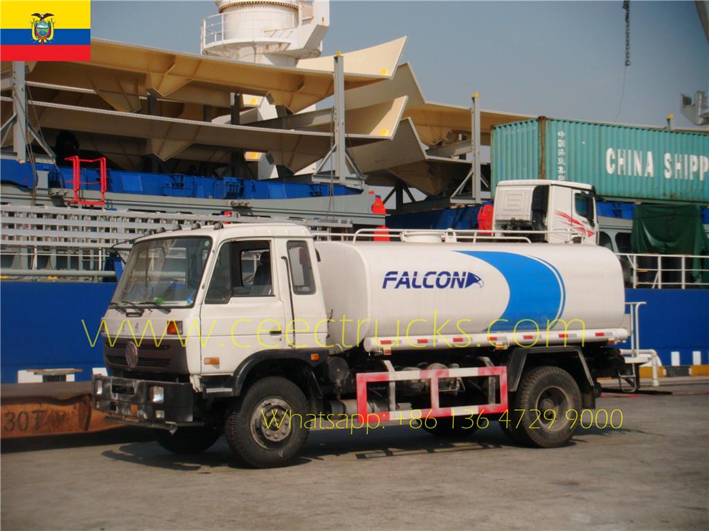 Ecuador export 10000 liters Water Tanker trak