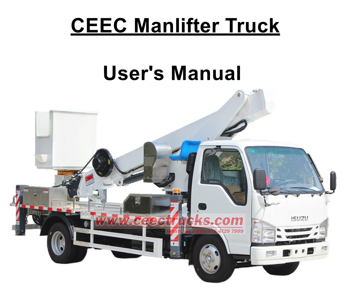 Mongolia ISUZU mini ELF 20m Manlifter Truck Operation Manual