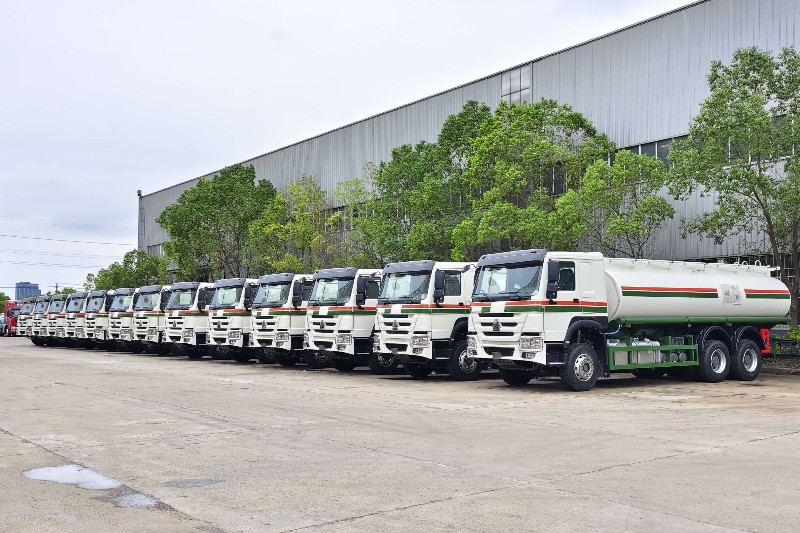 Howo 22000L fuel bowser tanker truck export sa mga bansang Carribean