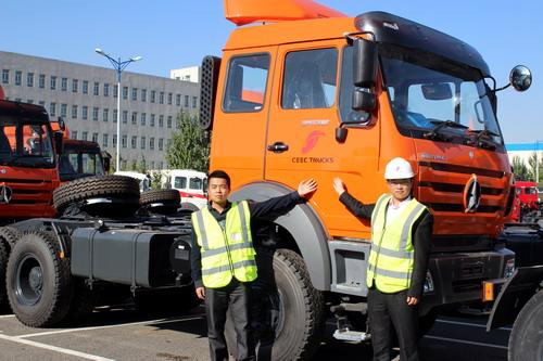 Beiben 2638 tractor truck export sa tanzania, dar es salaam