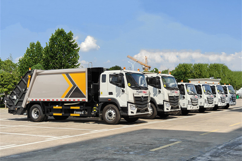 6 na unit ang FOTON Refuse Compactor Trucks export sa South America