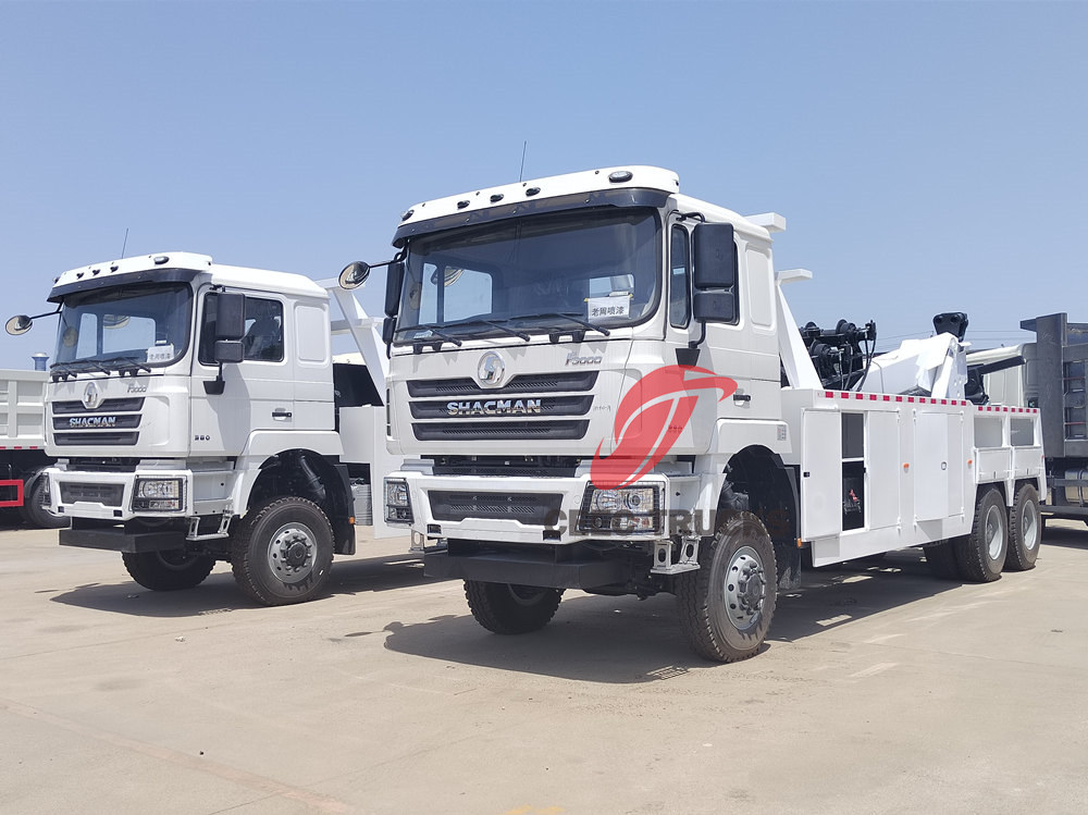 Shacman F3000 heavy towing wrecker truck ay ini-export sa Ethiopia