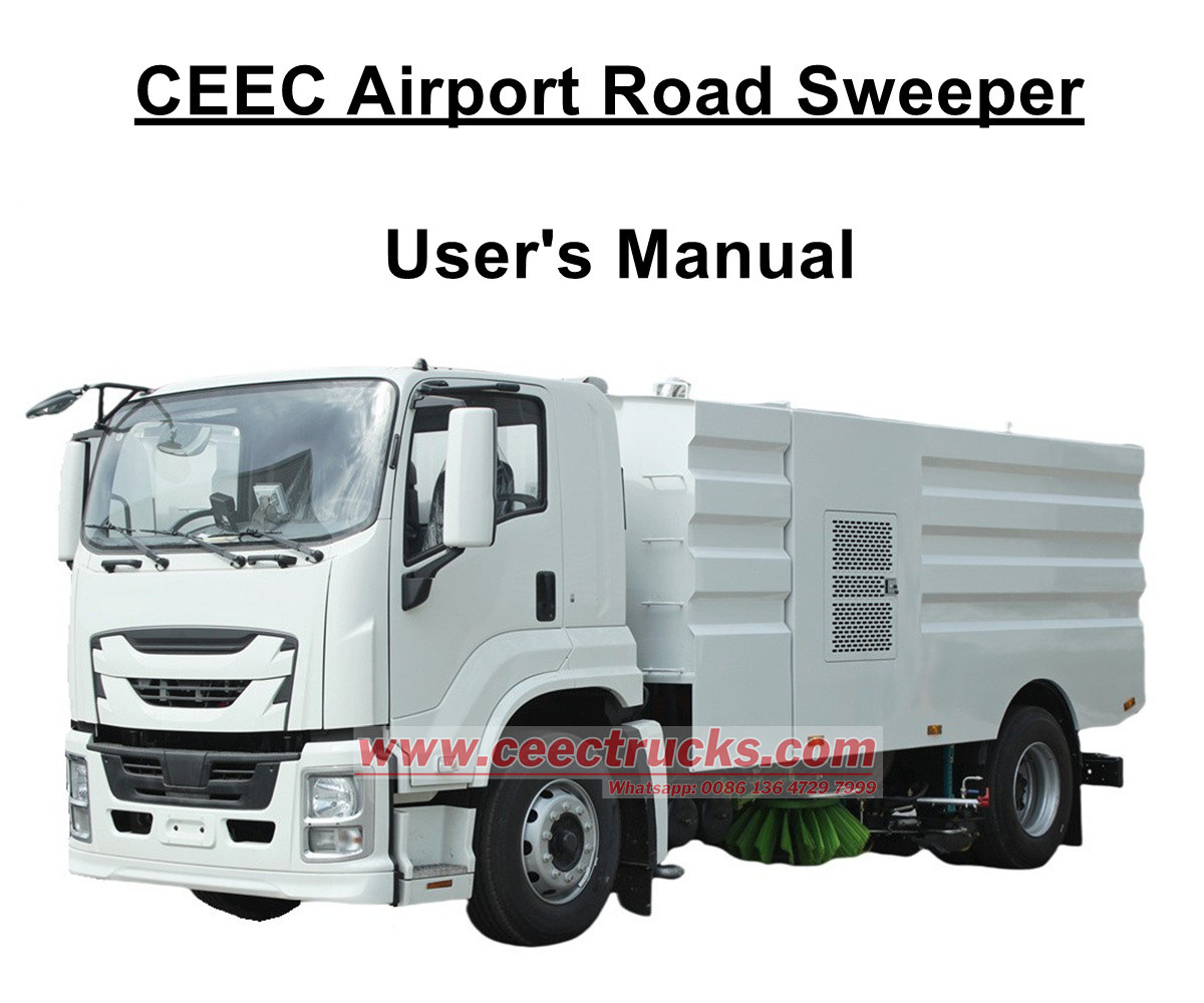Dubai ISUZU GIGA 4X airport road sweeper jetting truck User Manual