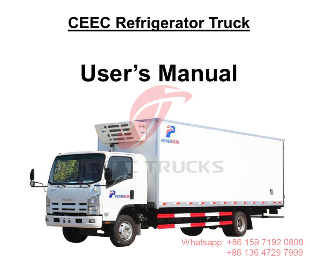 French Polynesia--ISUZU ELF 8 Tons Refrigerated Truck Manual