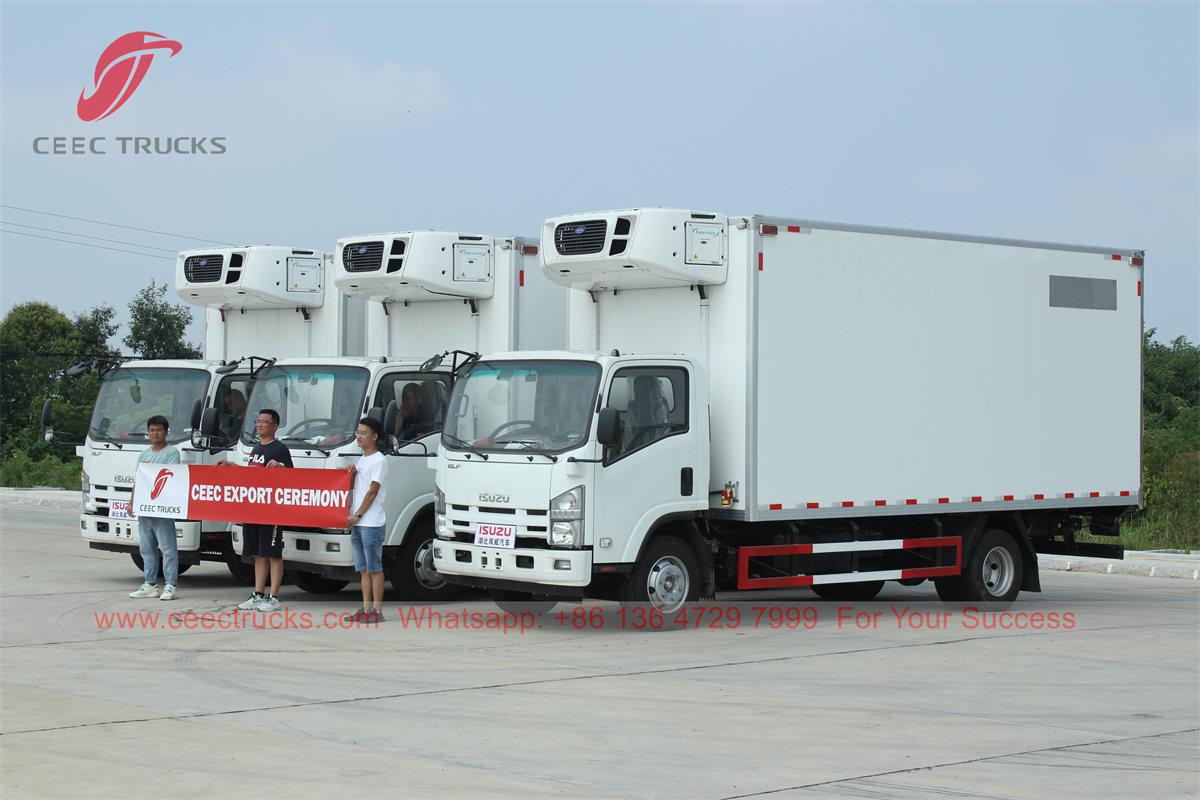 3 unit ng ISUZU refrigerated van ang na-export sa Southeast Asia