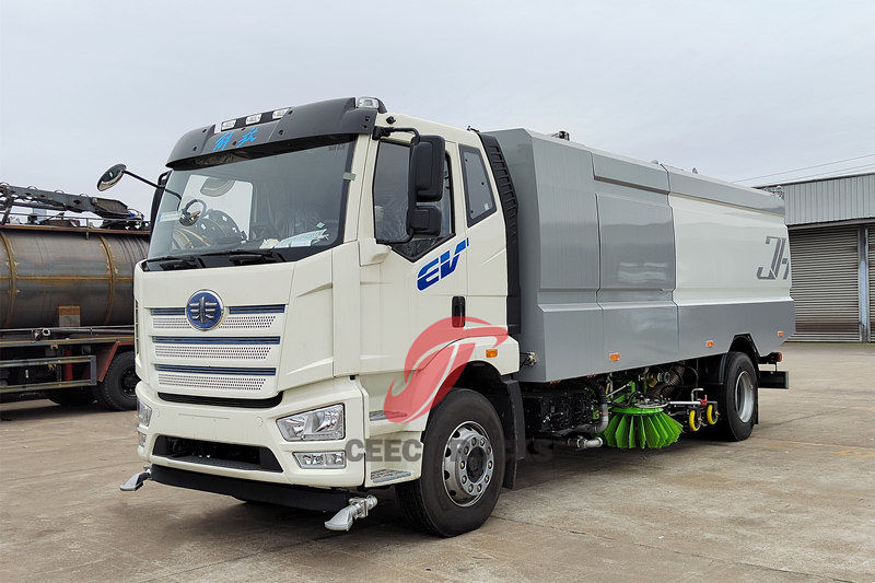 FAW 4x2 Street Sweeper Truck Vacuum road sweeper